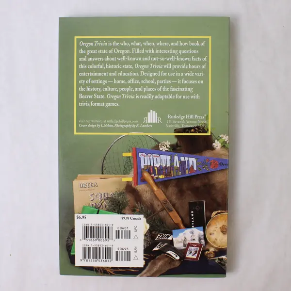 Oregon Trivia Compiled by Ted Magnuson 1998 1st Edition Paperback Very Good