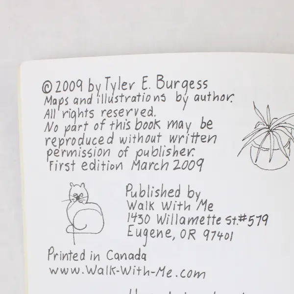 Oregon Townscape Walks Tyler Burgess 2009 Paperback Good