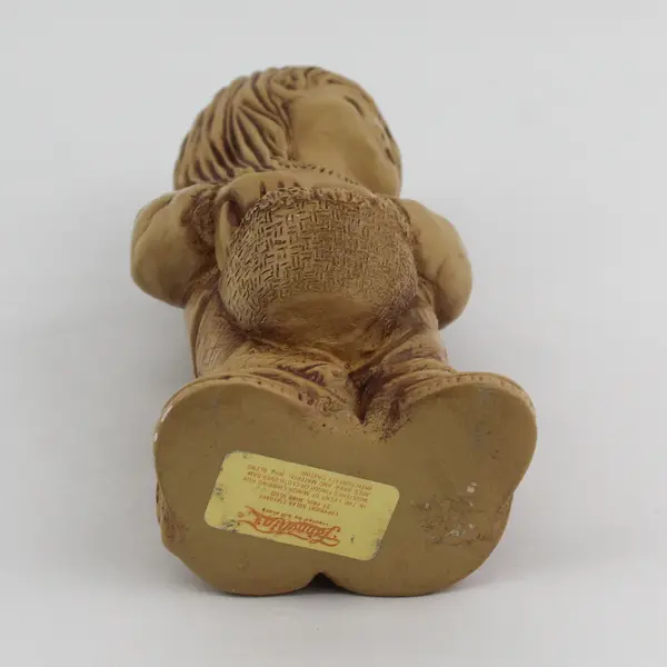 Fannykins Girl Figurine with Easter Basket, Bill Mack 9" Tall  1977