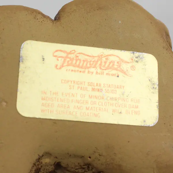 Fannykins Girl Figurine with Easter Basket, Bill Mack 9" Tall  1977