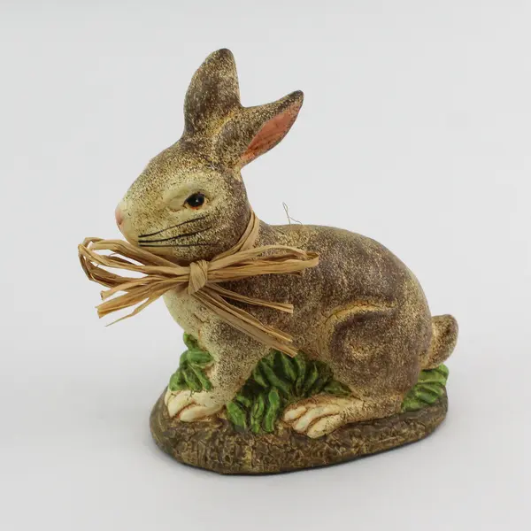 Vintage Ceramic Easter Bunny Rabbit, 5.8" Tall 