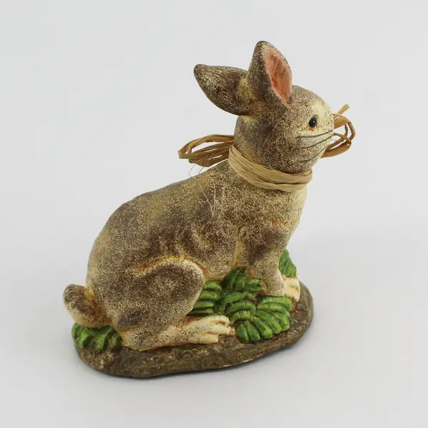 Vintage Ceramic Easter Bunny Rabbit, 5.8" Tall 