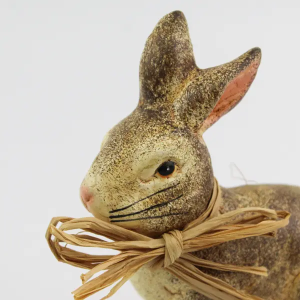 Vintage Ceramic Easter Bunny Rabbit, 5.8" Tall 