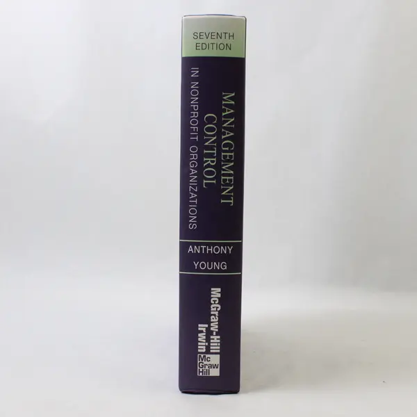 Management Control in Nonprofit Organizations Anthony & Young 2003 HC Good