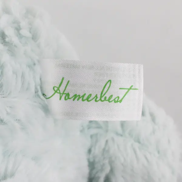 Cute Fluffy Polyester Blue Pastel Easter Bunny Plush Toy, Hamerbest