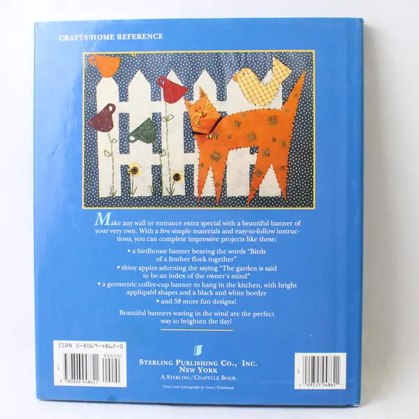 Vintage Making Beautiful Banners More Than 70 Designs Barbara Webster 1996 HC DJ