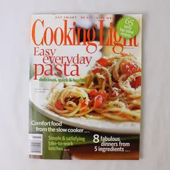 Cooking Light Magazine March 2009 Easy Everyday Pasta 65 Tasty Top-Rated Recipes