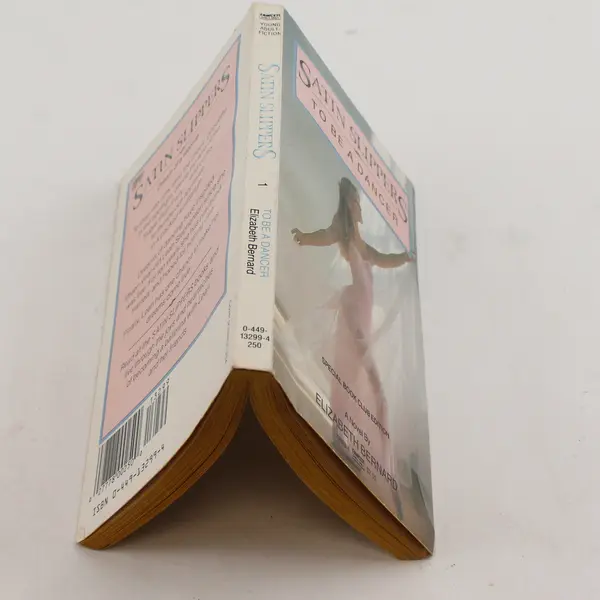 VTG To Be A Dancer Satin Slippers #1 Elizabeth Bernard Book Club Edition 1987 PB