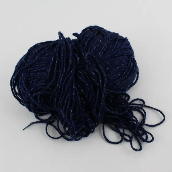 Lot of 3 Skeins of Blue/Turquoise Shades Acrylic Yarn, 7" Long