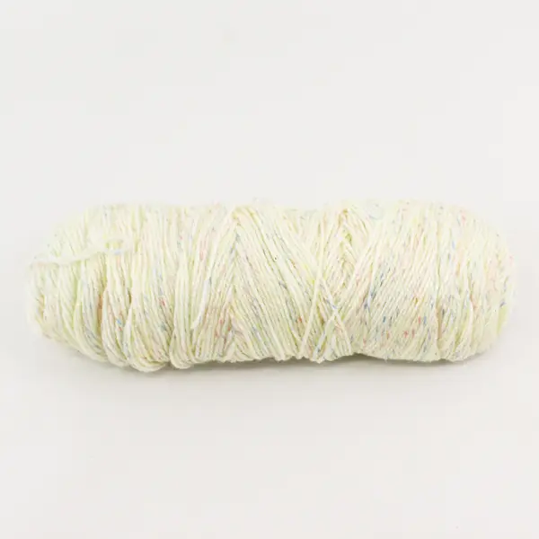 Lot of 2 Partly Used White/Cream Yarn Skeins for Crocheting, Crafting , 1 XL