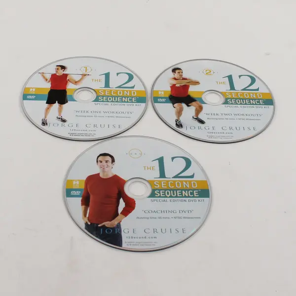Jorge Cruise The 12 Second Sequence Special Ed DVD Kit 2 DVDs W/Bonus DVD 2008
