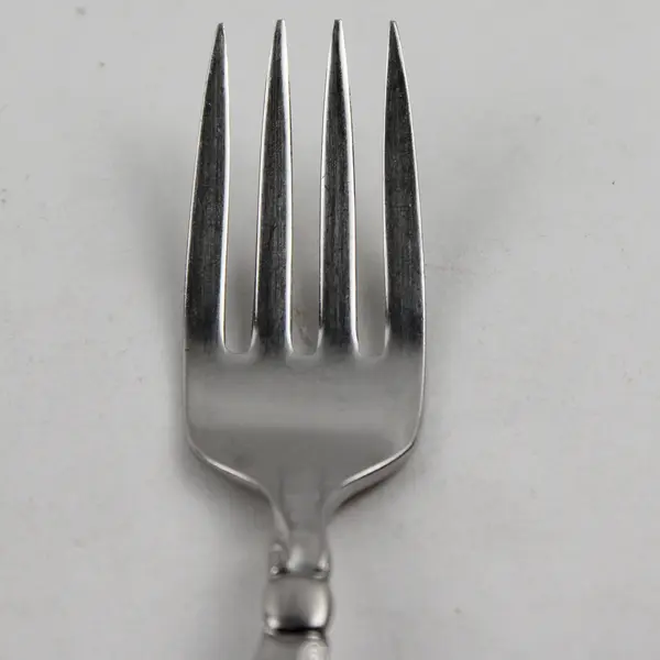 Lot of 2 Oneida Silver Shoreline Pattern SS Salad Forks Rare HTF Item 6.5" 