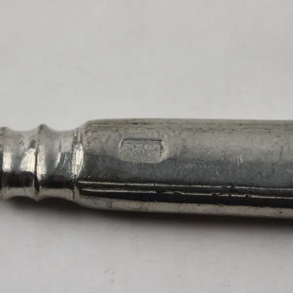 Lot of 2 Oneida Silver Shoreline Pattern SS Sugar Spoons Rare HTF Item 6"