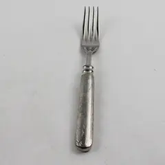 Lamaison Donatella Pattern SS Salad Fork W/Pewter Handle 7.25" Rare HTF Pattern