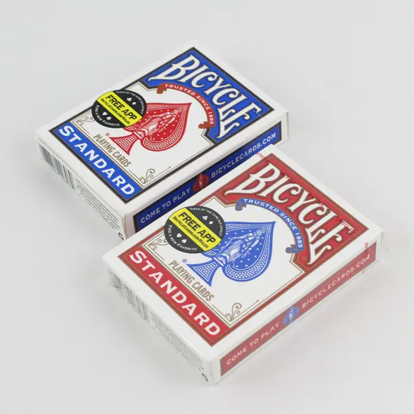 Set of 2 Bicycle Standard Poker Playing Cards 1-Red Deck Sealed 1-Blue Deck