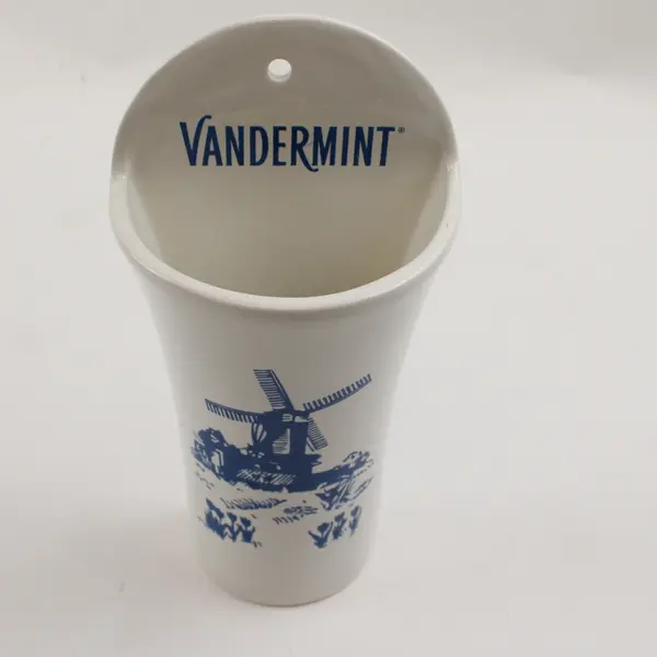 Vintage Vandermint Dutch Windmill Wall Vase Collectible Wall-Mountable