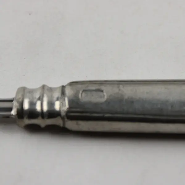 Lamaison Donatella Pattern SS Teaspoon W/Pewter Handle 7.25" Rare HTF Pattern