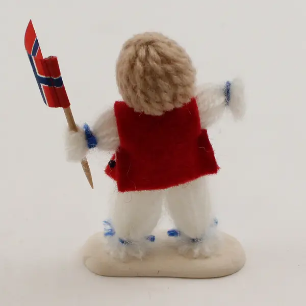 Bibi Design Handmade in Denmark Yarn Doll 5in New Collectible