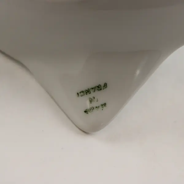 Vintage White Ceramic Lemon Squeezer Manual Citrus Press Retro