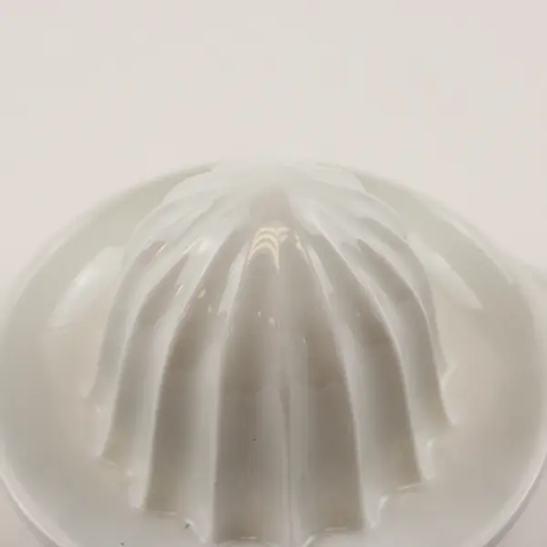 Vintage White Ceramic Lemon Squeezer Manual Citrus Press Retro