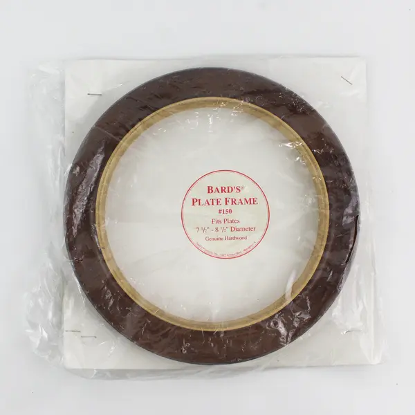 Bards Round Wood Plate Frame For 7.5-8.5" Plates
