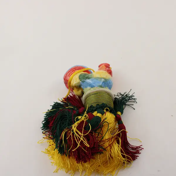 Hanging Ceramic Rooster with Tassel Rustic Kitchen Farmhouse Decor