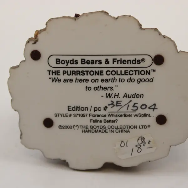 Boyds Bearstones Florence Gentlecare Figurine NEW In Box Collectible