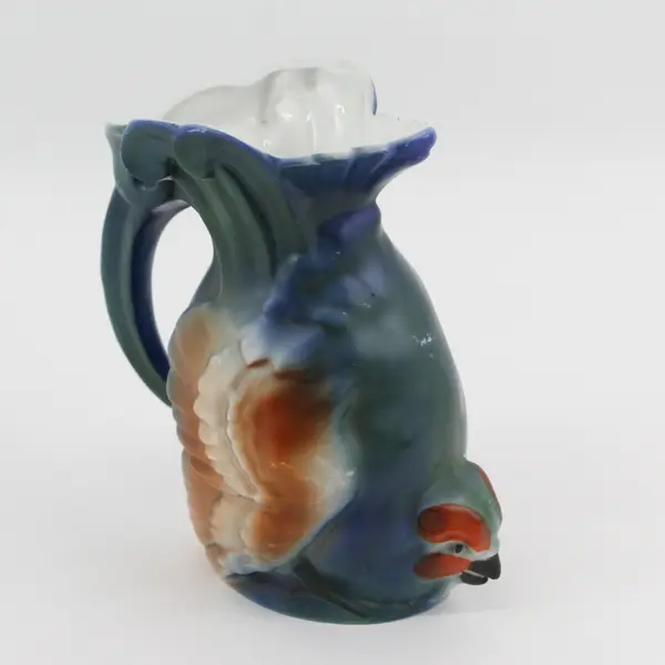 Vintage Porcelain Bird Pitcher Made In Germany