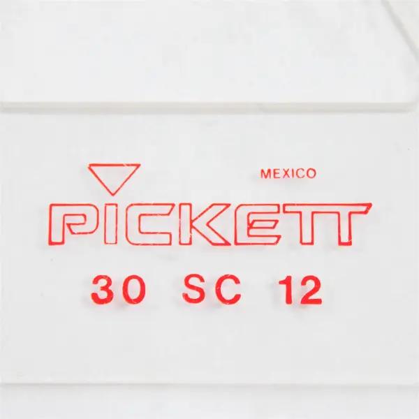Pickett Clear Plastic Drafting Triangle 30 SC 12in Used