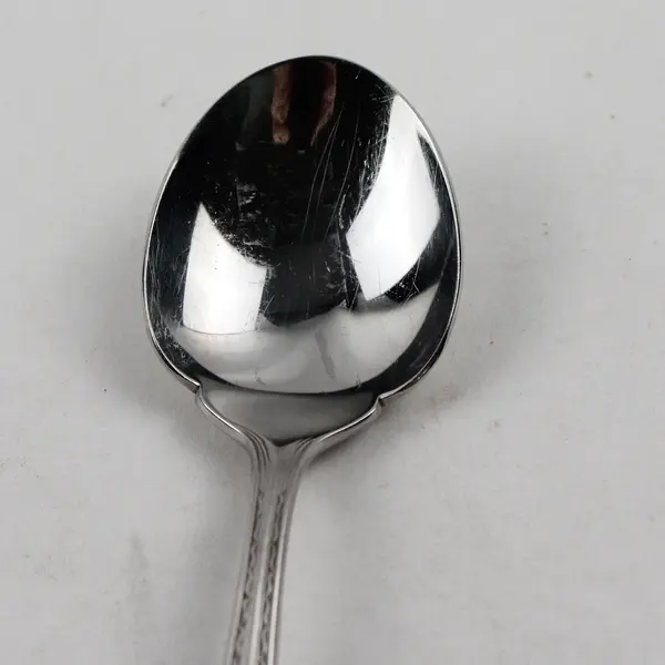 Lunt Silver Early Colonial (1980) Pattern 18/8 SS Sugar Spoon 6.5" Rare HTF Item