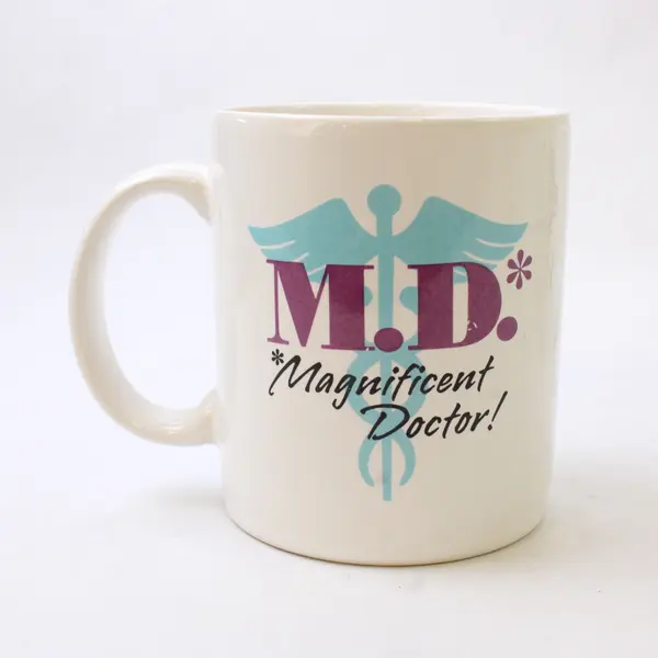 Lot of 3 Novelty Ceramic Coffee Mugs Gary Patterson Weekend Warriors M.D. Bingo