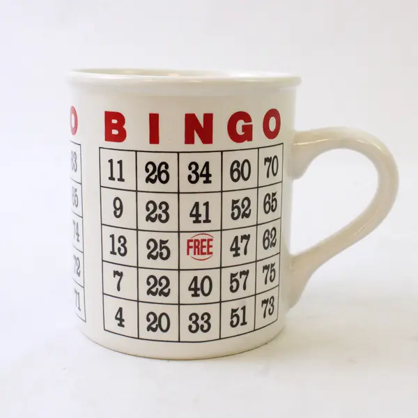 Lot of 3 Novelty Ceramic Coffee Mugs Gary Patterson Weekend Warriors M.D. Bingo