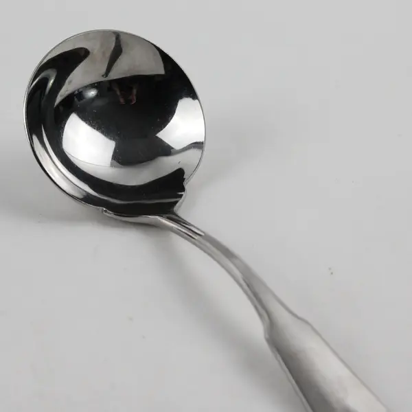 Lunt Silver Modern Classic (1980) Stainless Steel Gravy Ladle 7" Rare Item Good