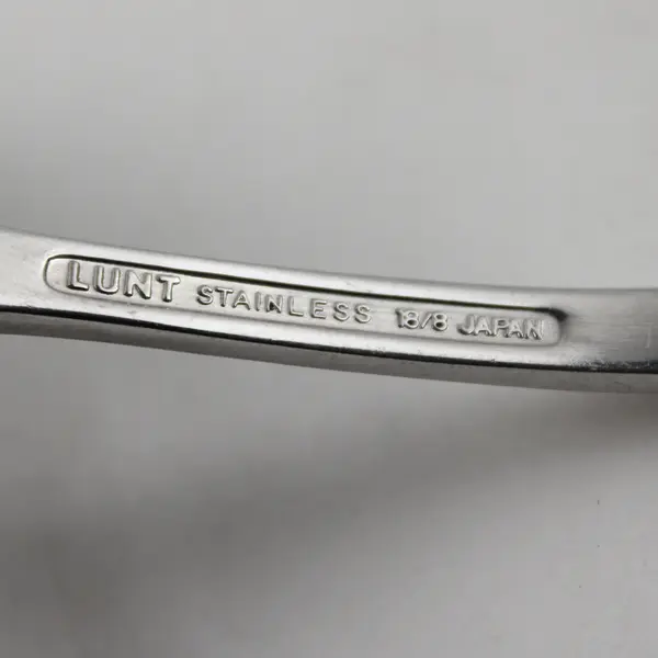 Lunt Silver Modern Classic (1980) Stainless Steel Gravy Ladle 7" Rare Item Good