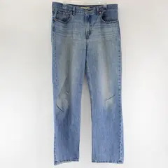 Levi's Women's 31 (38x31) Light Wash Med Rise Low Pro Straight Leg Denim Jeans