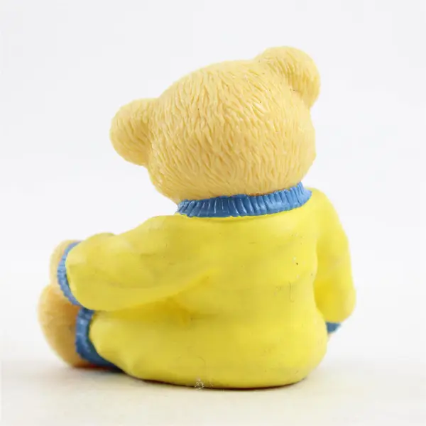 Enesco Andie Alphabet Bear Cherished Teddies  Plastic & Squeaks 4in Collectible