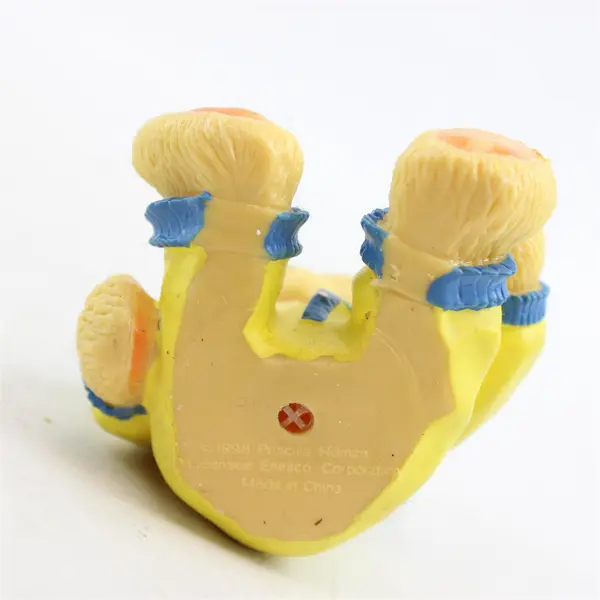 Enesco Andie Alphabet Bear Cherished Teddies  Plastic & Squeaks 4in Collectible