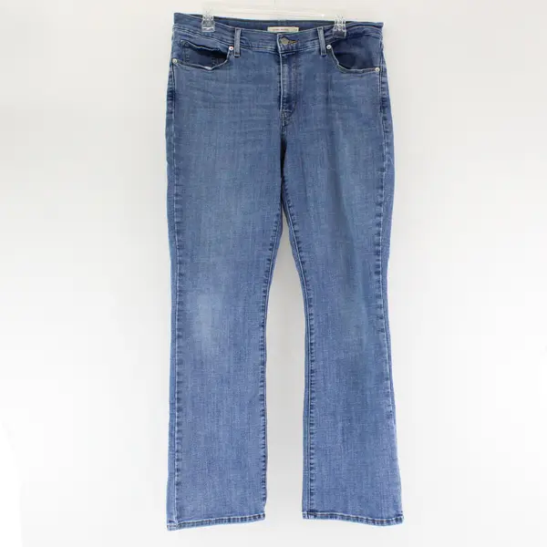 Levi's Women's 14 Medium Wash Classic Bootcut Stretch Denim Jeans