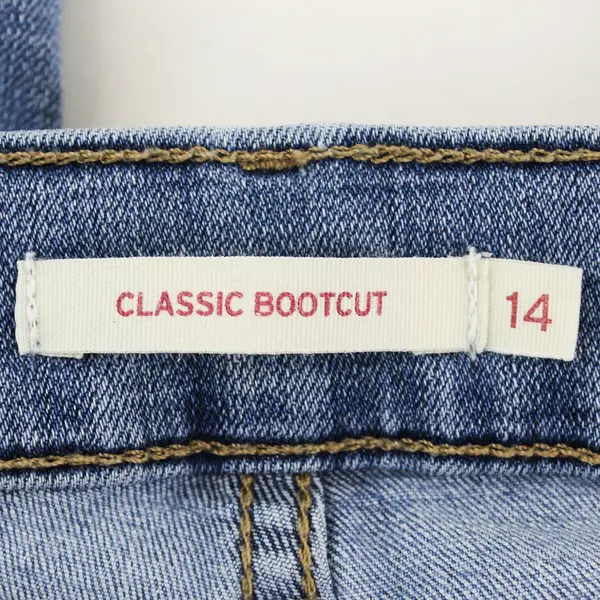 Levi's Women's 14 Medium Wash Classic Bootcut Stretch Denim Jeans