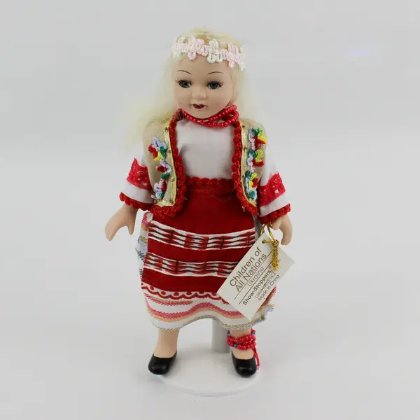 Show Stoppers Children of All Nations Ukraine Porcelain Doll 
