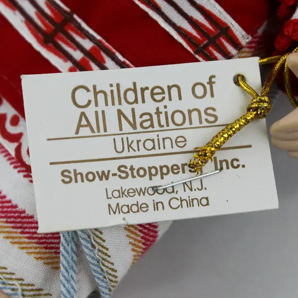 Show Stoppers Children of All Nations Ukraine Porcelain Doll 