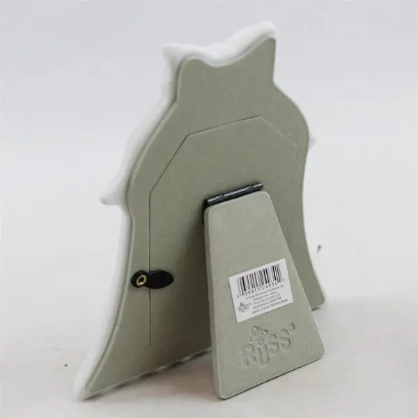 Russ White Lace & Promises Porcelain 10th Anniversary Bell Frame