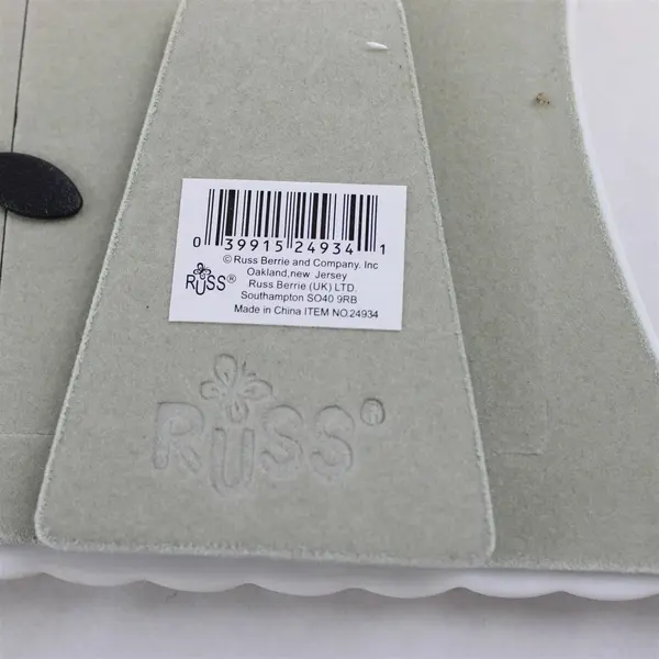 Russ White Lace & Promises Porcelain 10th Anniversary Bell Frame