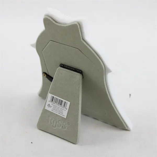 Russ White Lace & Promises Porcelain 15th Anniversary Bell Frame - New