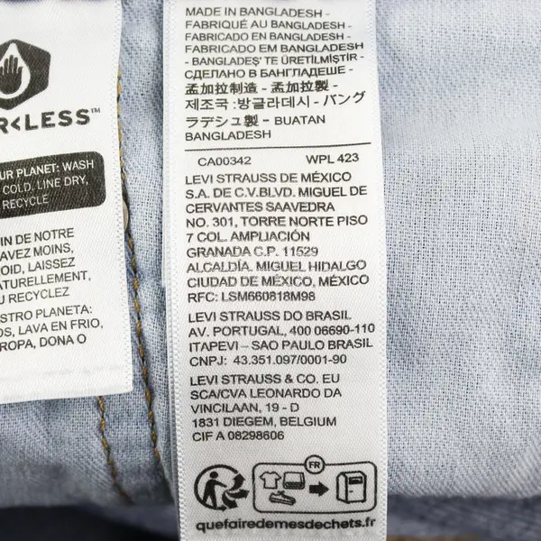 Levi's 550 Men's 48W x 29L Relaxed Fit Straight Leg Medium Wash Denim Jeans