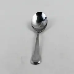 Bobby Flay Classica Pattern Stainless Steel Solid Serving Spoon 8.75" Rare Item