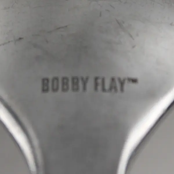 Bobby Flay Classica Pattern Stainless Steel Solid Serving Spoon 8.75" Rare Item