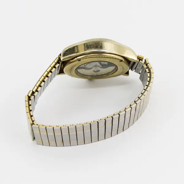 Stauer Presidio Men's 27 Jewel Day Date Month Automatic Windup Wristwatch Works