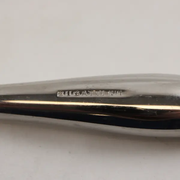 Bugatti Flatware Unknown Rare HTF Pattern 18/10 Stainless Salad Fork 7.5" Good