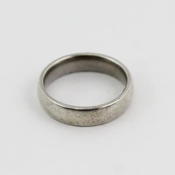 Vintage Signed FC 925 Sterling Silver Band Ring Size 6.75